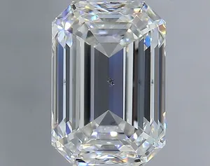 0.84ct EMERALD F SI1 Natural diamond