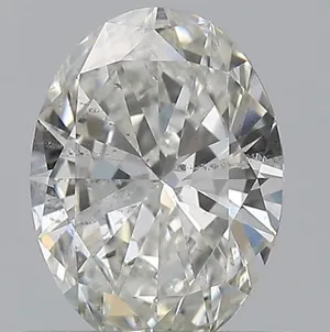 0.7ct OVAL H SI2 Natural diamond