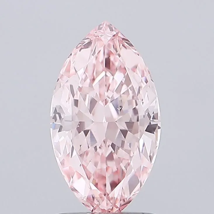 2.01ct MARQUISE Fancy Vivid Pink VS1 Coloured Lab diamond
