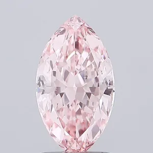 2.01ct MARQUISE Fancy Vivid Pink VS1 Coloured Lab diamond