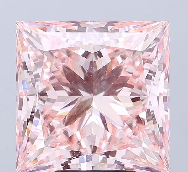 10.07ct PRINCESS Fancy Intense Pink VS1 Coloured Lab diamond