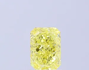 1.06ct RADIANT Fancy Intense Yellow VVS2 Coloured Lab diamond