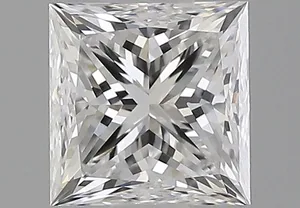 0.9ct PRINCESS F VVS2 Natural diamond