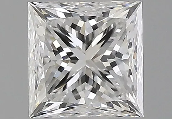 0.9ct PRINCESS F VVS2 Natural diamond