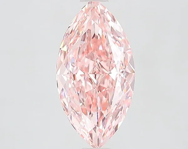 2.02ct MARQUISE Fancy Vivid Pink VS1 Coloured Lab diamond