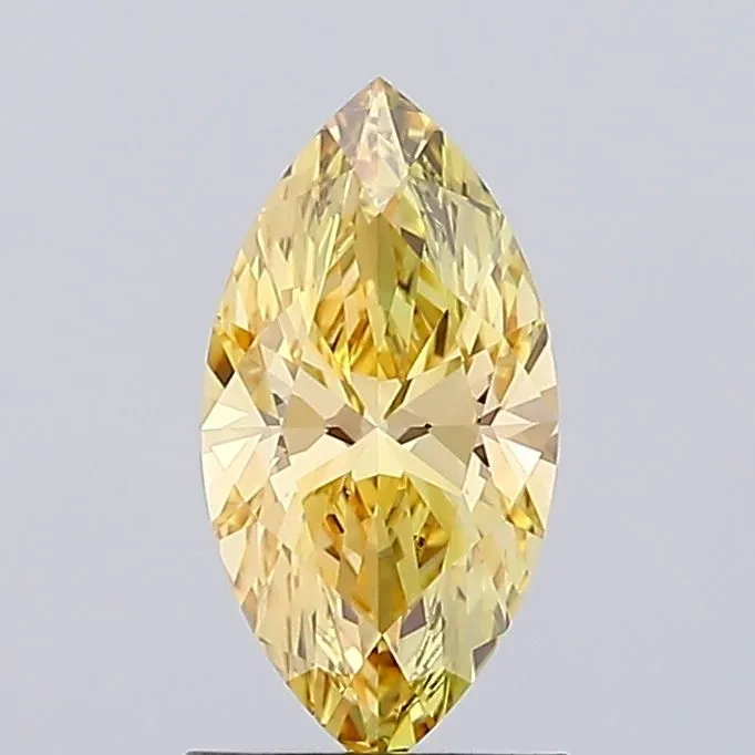 1.04ct MARQUISE Fancy Orange Yellow VS1 Coloured Lab diamond