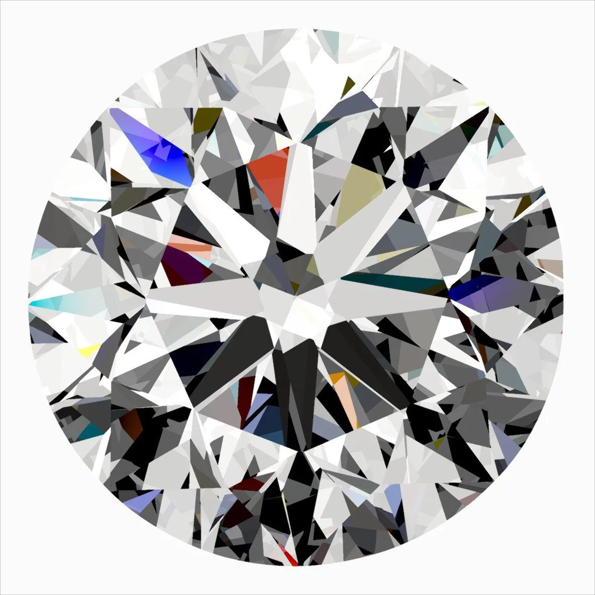 0.30ct ROUND H SI1 Natural diamond