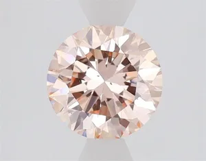 0.9ct ROUND Fancy Pink VS2 Coloured Lab diamond