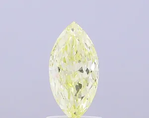 1ct MARQUISE Fancy Light Yellow VS2 Coloured Lab diamond