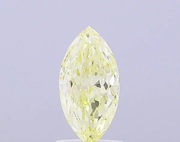 1ct MARQUISE Fancy Light Yellow VS2 Coloured Lab diamond