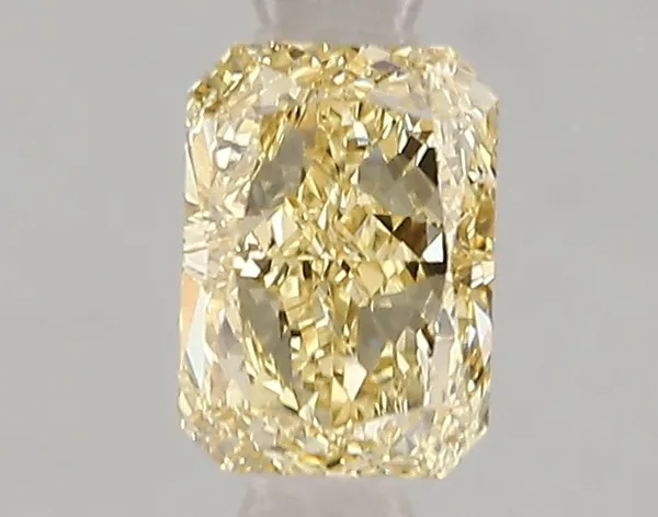 1.1ct RADIANT Fancy Intense Yellow VS1 Coloured Lab diamond