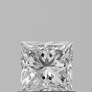 0.72ct PRINCESS F VVS1 Natural diamond