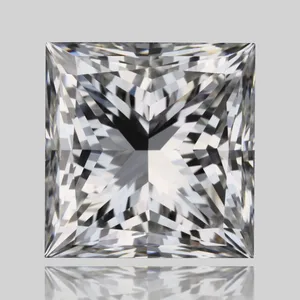0.9ct PRINCESS F VVS2 Natural diamond