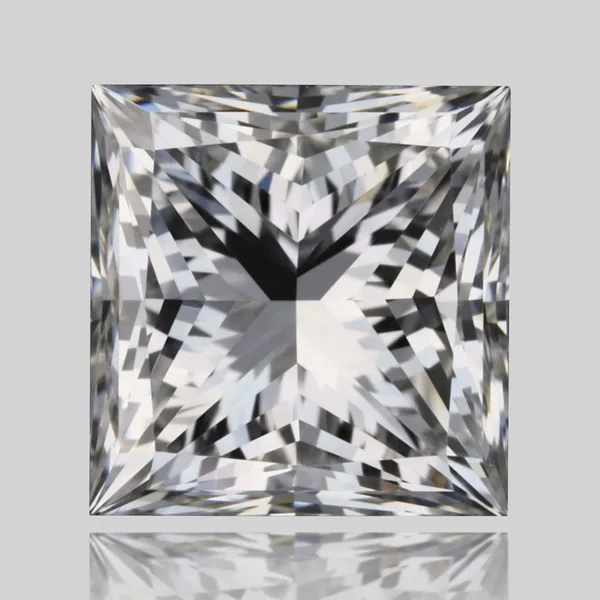 0.9ct PRINCESS F VVS2 Natural diamond