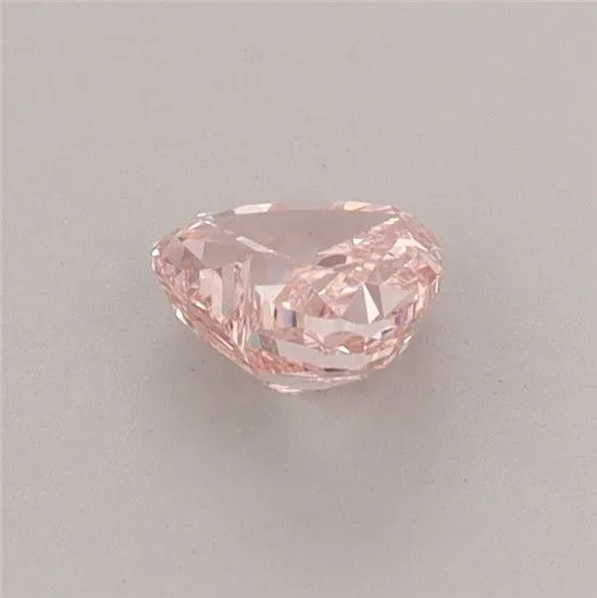 0.54ct HEART Fancy Vivid Pink VS1 Coloured Lab diamond