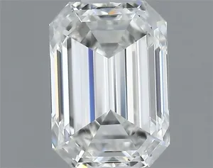 0.5ct EMERALD F VVS2 Natural diamond