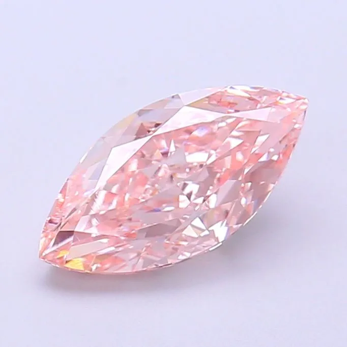 1.56ct MARQUISE Fancy Intense Pink VS1 Coloured Lab diamond