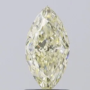 1.05ct MARQUISE Fancy Light Yellow VS1 Coloured Lab diamond