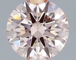 1ct ROUND Fancy Pink VVS2 Coloured Lab diamond