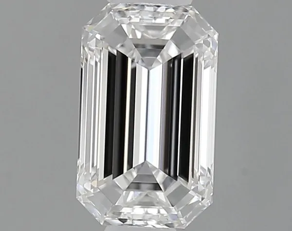 0.53ct EMERALD D VVS1 Lab diamond