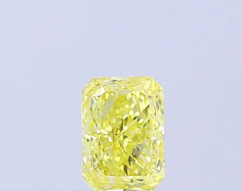 1.02ct RADIANT Fancy Intense Yellow VS1 Coloured Lab diamond