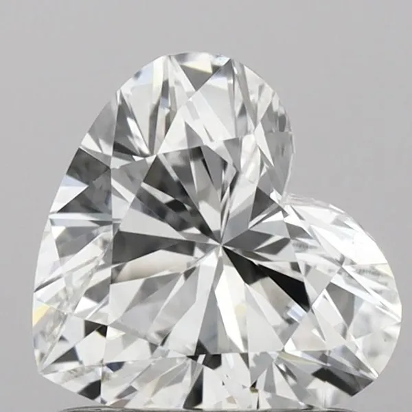 0.88ct HEART D VS1 Lab diamond