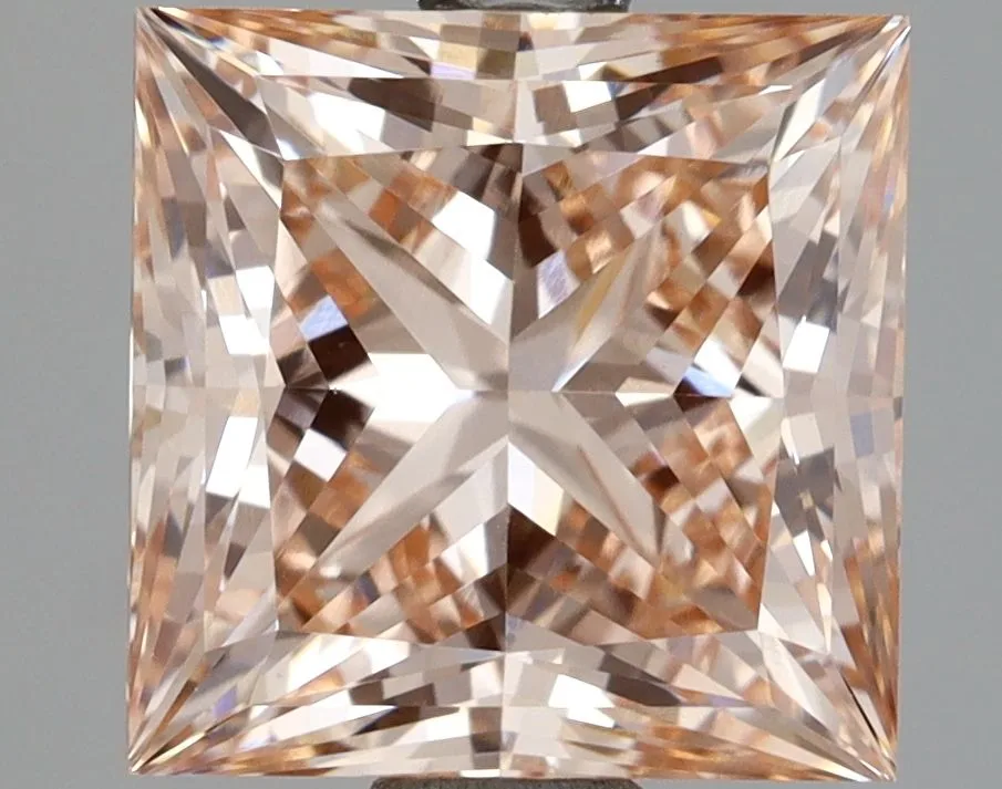2.81ct PRINCESS Fancy Intense Pink VS1 Coloured Lab diamond