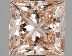 2.81ct PRINCESS Fancy Intense Pink VS1 Coloured Lab diamond
