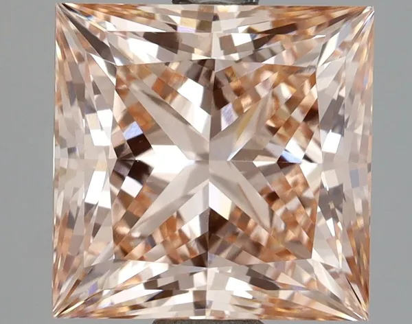 2.81ct PRINCESS Fancy Intense Pink VS1 Coloured Lab diamond