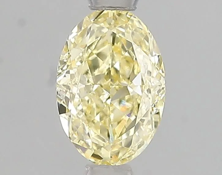 1.01ct OVAL Fancy Intense Yellow VS2 Coloured Lab diamond