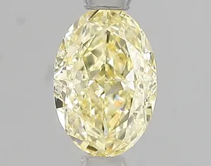 1.01ct OVAL Fancy Intense Yellow VS2 Coloured Lab diamond