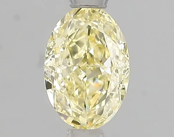 1.01ct OVAL Fancy Intense Yellow VS2 Coloured Lab diamond