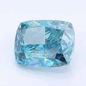 1.2ct CUSHION Fancy Vivid Blue VS1 Coloured Lab diamond
