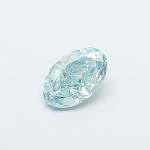 1.05ct OVAL Fancy Intense Blue VS1 Coloured Lab diamond