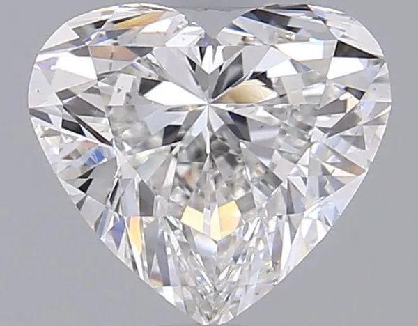 0.9ct HEART F SI1 Natural diamond