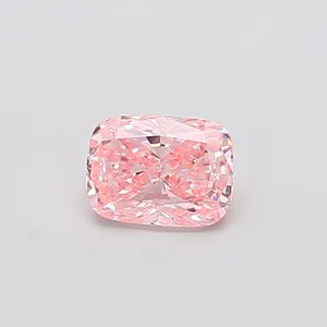 1.04ct CUSHION Fancy Vivid Pink VVS2 Coloured Lab diamond