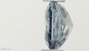 0.41ct RADIANT Fancy Vivid Blue VVS2 Coloured Lab diamond