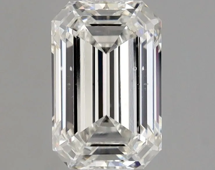 0.88ct EMERALD H SI2 Natural diamond