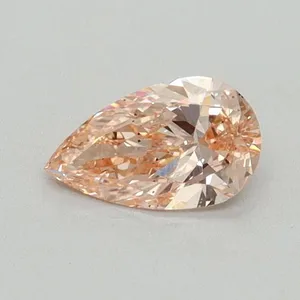 0.41ct PEAR Fancy Intense Pink VS2 Coloured Lab diamond