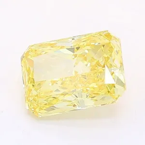 1.06ct RADIANT Fancy Intense Yellow VVS2 Coloured Lab diamond