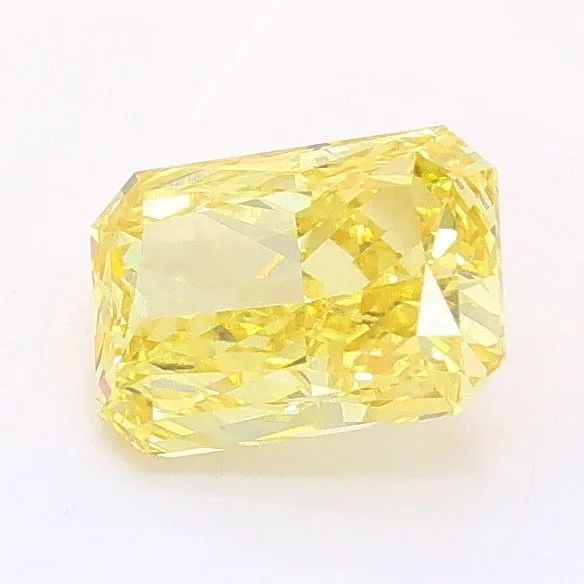 1.04ct RADIANT Fancy Intense Yellow VS1 Coloured Lab diamond