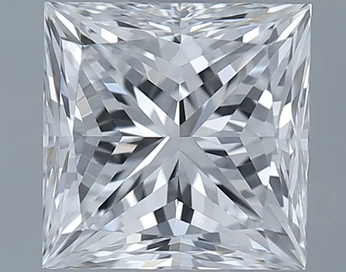 0.90ct PRINCESS D IF Natural diamond