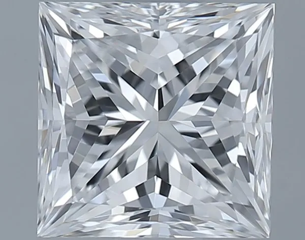 0.9ct PRINCESS D IF Natural diamond