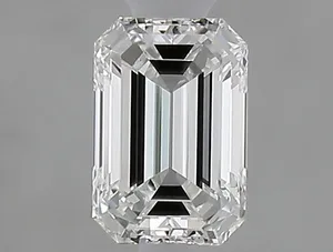 0.52ct EMERALD E IF Natural diamond