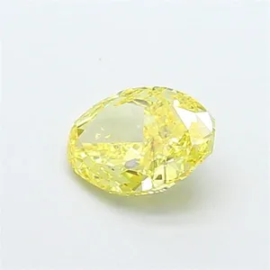 1.04ct OVAL Fancy Intense Yellow VS2 Coloured Lab diamond