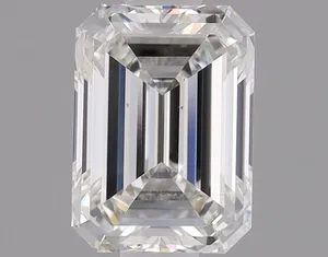 0.75ct EMERALD F VS2 Natural diamond