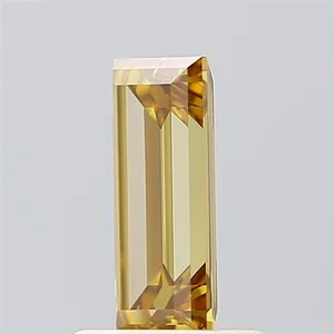 0.81ct EMERALD Fancy Brown Yellow VS1 Coloured Lab diamond