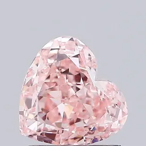 1.05ct HEART Fancy Intense Pink VS2 Coloured Lab diamond