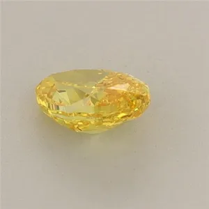 0.51ct OVAL Fancy Vivid Yellow VS1 Coloured Lab diamond