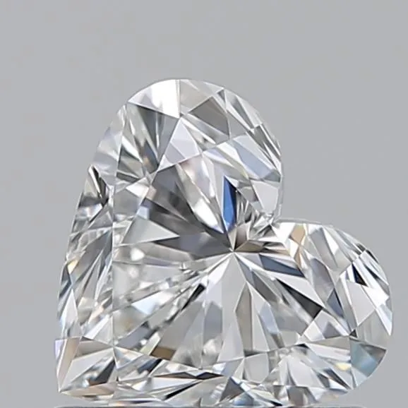 0.91ct HEART F VVS2 Natural diamond